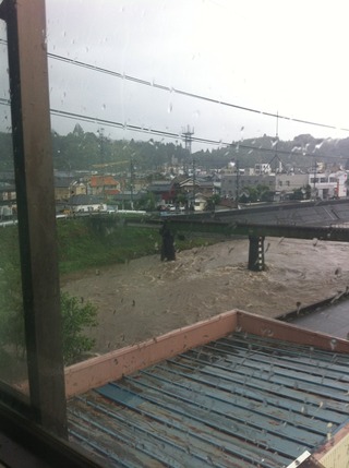 台風です。