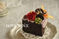 チョコケーキ*ブローチ 2011/11/18 13:48:54