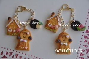 ネーム入りクッキーのバッグチャーム♪