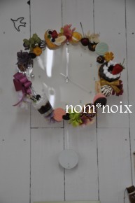 デコ壁掛け時計♪