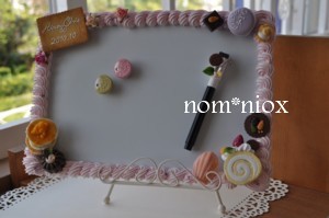 ホワイトボードにdeco♪