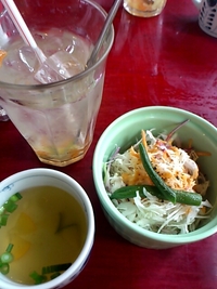 オムライスのランチ