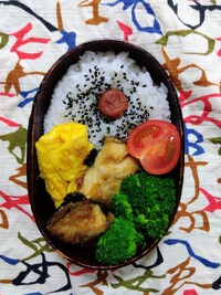 自分べんとう117彩り 2024/11/23 06:48:00