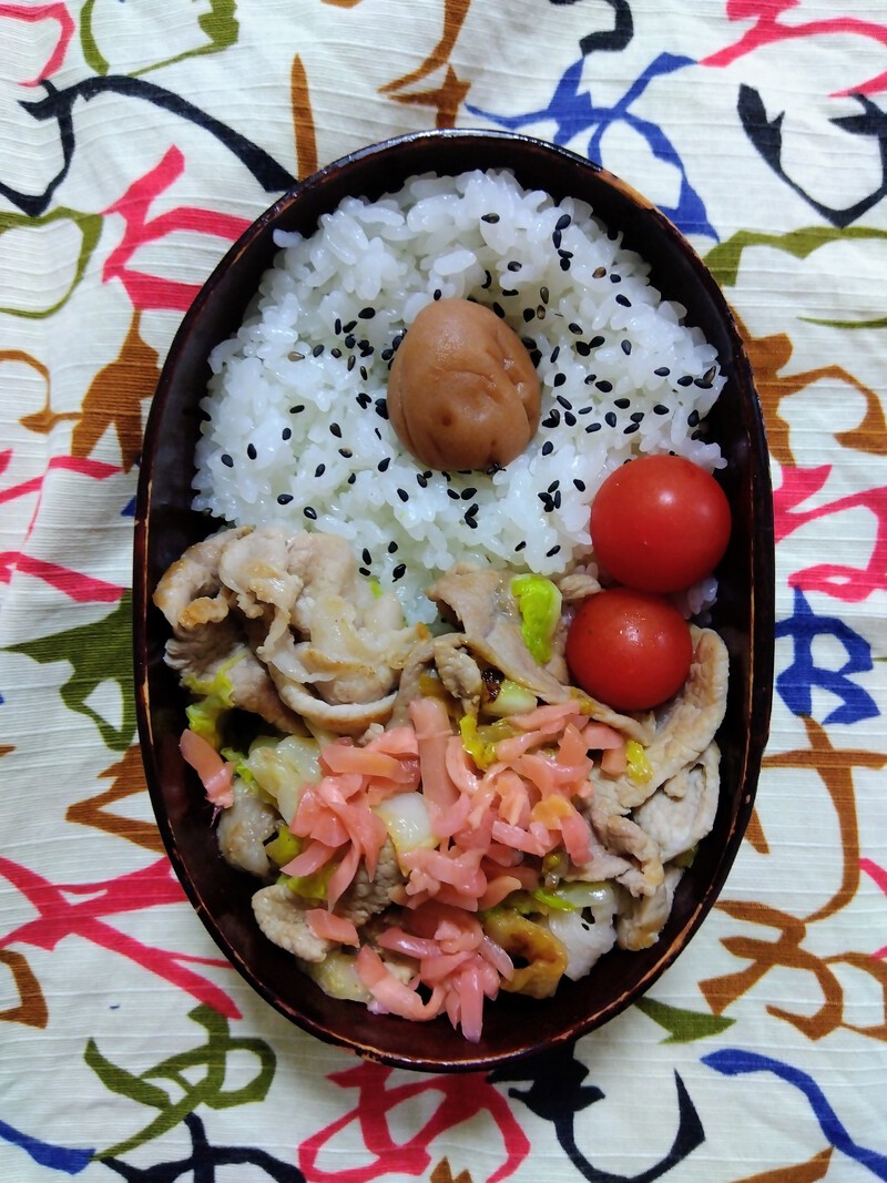 自分べんとう122適当おかず