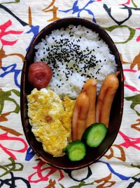 自分べんとう107ウインナー弁当 2024/10/26 05:02:00
