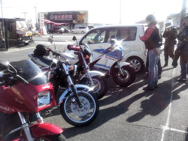 1月20日のバイク通学♪(爆)