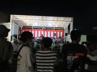 平松町のお祭りに参加