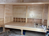 神床床貼り作業 2025/05/10 17:32:13