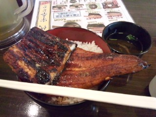 なぜか静岡でうなぎ