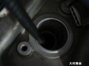 エンジン吸気系と燃焼系洗浄、ピストンの比較