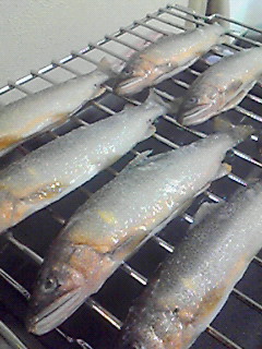 鮎の塩焼き