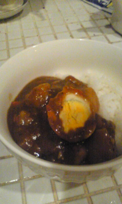 本日はカレー