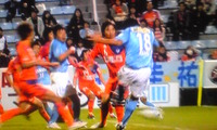 前田ロスタイム同点ゴ～～～ル！！！