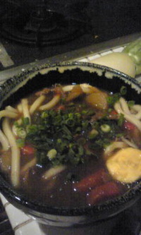 残り物でカレーうどん 2010/11/22 18:27:17