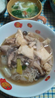 甘ったれうどんとせんべい汁