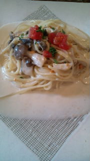 ウニクリームパスタ
