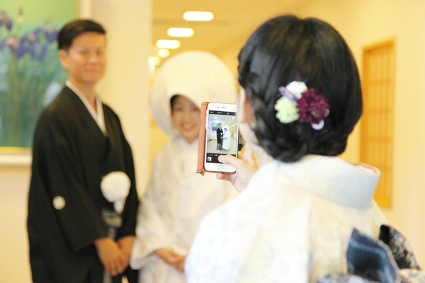 “小国神社で神前結婚式写真撮影！”