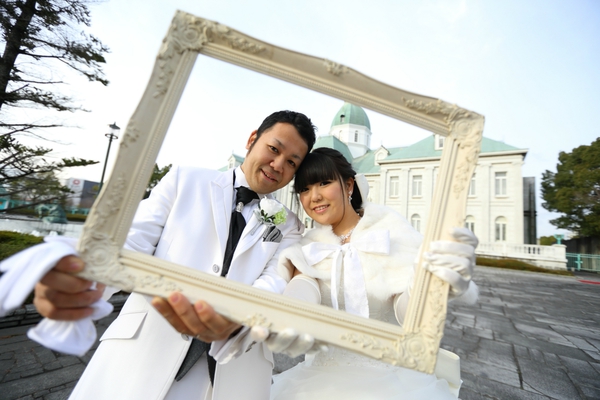 “犬山のお菓子の城で結婚式前撮り！”
