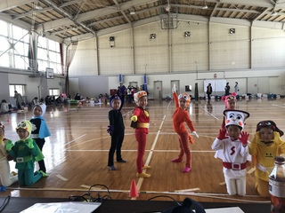 パール新体操発表会最終練習