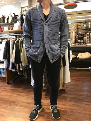 メンズ　ネイティブ柄綿ニットシリーズ入荷♬