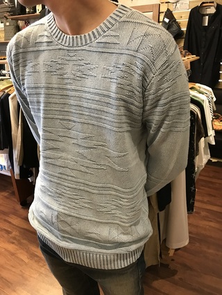 メンズ　ネイティブ柄綿ニットシリーズ入荷♬