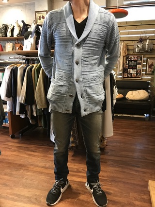 メンズ　ネイティブ柄綿ニットシリーズ入荷♬