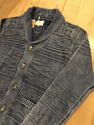 メンズ　ネイティブ柄綿ニットシリーズ入荷♬