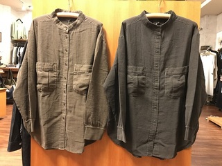 Flamingo Firm　パナマ織りバンドカラーシャツ入荷(^^♪