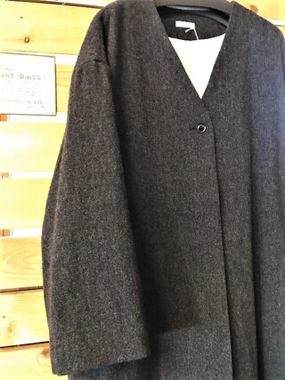 LUEUF 新作ノーカラーWOOLコート入荷♪｜predilettoのきん太日記