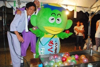 ホコ天に「さくまる」くん。