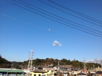 今日の天竜区二俣は綺麗な大空が見えました 2016/01/19 17:56:46