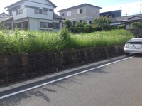 間知ブロックの解体下見 2016/06/10 20:10:47