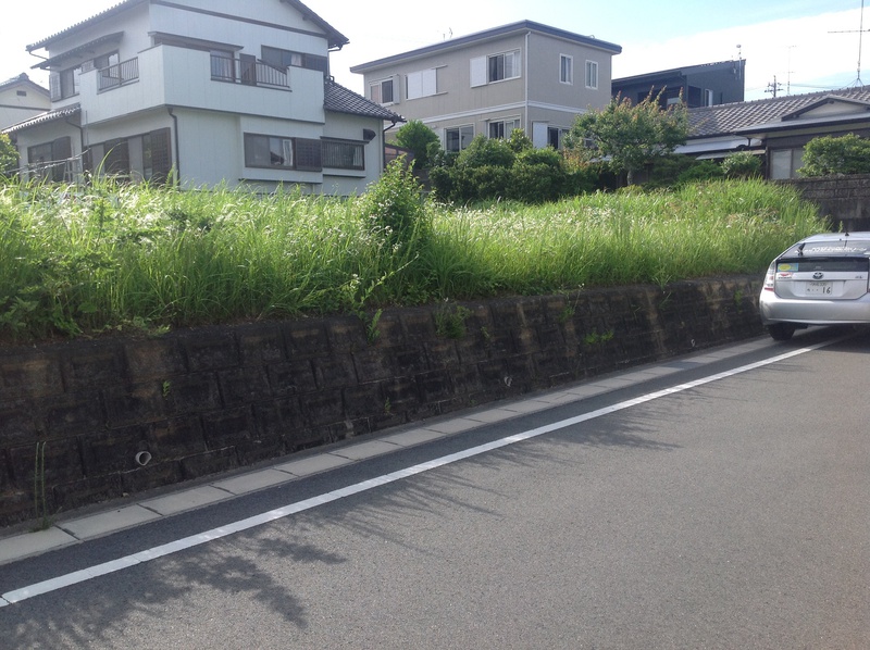 間知ブロックの解体下見