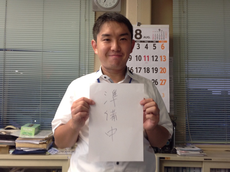 鹿島の花火の準備　２０１６年