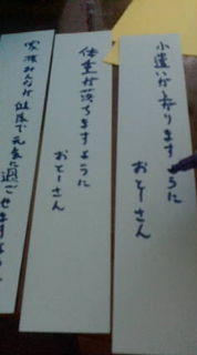 七夕・・・ 2009/07/08 08:55:52