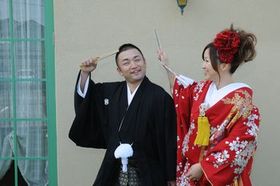先日の結婚式（和装編）