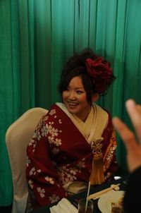 先日の結婚式（和装編）
