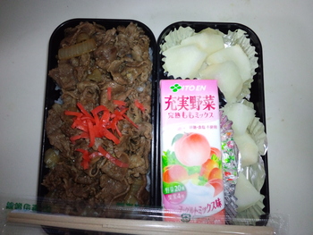 試合に持っていったお弁当