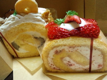 お仕事前にブラウンシュガーのケーキ