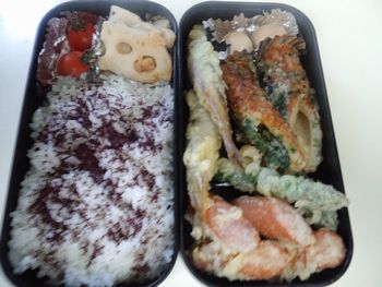 朝から天麩羅三昧