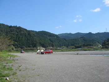 秋葉神社前キャンプ場