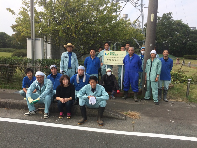 営業部＆磐田工場合同清掃活動