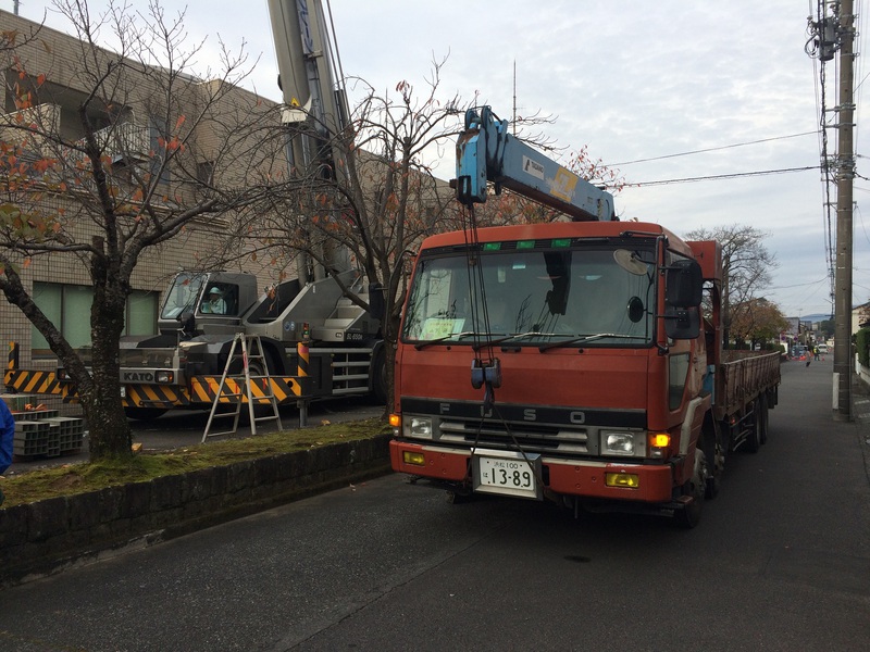 休日作業＠島田市