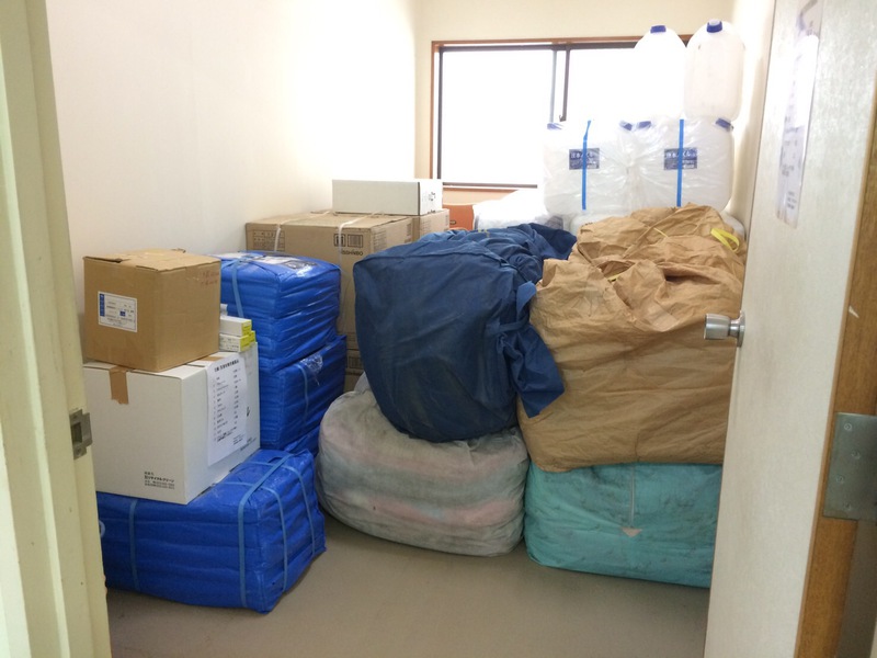 災害対策用備蓄品が各工場に完備されました