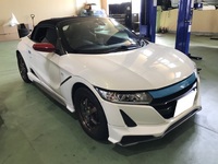★ホンダ　S660　車高調取り付け　ヘッドライトフィルム取り付け★浜松市 2018/10/14 17:04:12