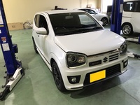 ★スズキ　アルト　ワークス　車高調節キット取付★　浜松市 2017/11/29 17:33:38