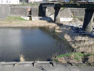 ３月２１日天浜線鉄橋上♪