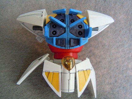 【HGCC】 ∀ガンダム（ターンエーガンダム）墨入れ完成（半身）