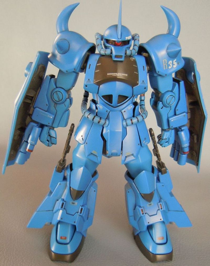 【HG】  グフR35　デカールとディティール　完成