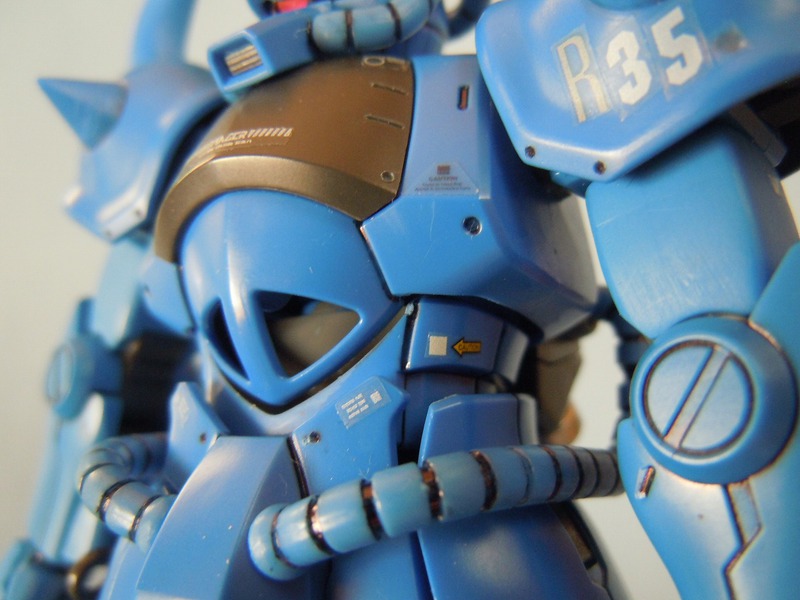 【HG】  グフR35　デカールとディティール　完成
